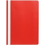 Marbig Economy Flat File A4 Red Clear Cover 10 per Pack