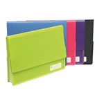 Marbig Polypick Heavy Duty Document Wallet A4 Lime 12 per Carton