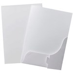 Marbig Presentation Folder A4 Gloss Window Face 20 Pack