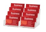 Esselte Business Card Holder 8 Pocket Clear
