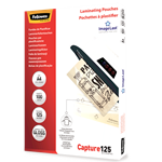 Fellowes Laminating Pouches 125 Micron A4 Gloss 100 Pack