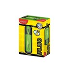 Maped Fluo Peps Highlighter Green Each 12 per Box