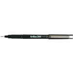 Artline 200 Fineliner Pen Black Each 12 per Box