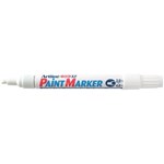 Artline 409 Paint Marker Chisel White 12 per Box