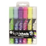 Texta Liquid Wet Wipe Marker Bullet Assorted Wallet 6