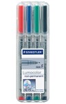 Staedtler 316WP4 Non Permanent Marker Assorted Wallet 4
