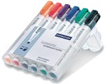 Staedtler 351 Lumocolor Whiteboard Marker Bullet Assorted Wallet 6