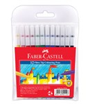 Faber Castell Coloured Project Markers Assorted 12 Wallet
