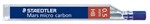 Staedtler Mechanical Pencil Lead Refills 05mm HB 12 Pack