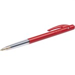 BIC Clic Retractable Ballpoint Pen Medium Red 10 Box