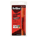 Artline Electricians Marker Hangsell Dual Nib Orange