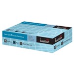 Bastion Nitrile Soft Blue Powder Free Finger Micro Textured Large Carton 100 10 per Carton