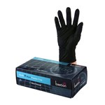 Bastion Nitrile Black Powder Free Gloves Medium Pack 100 10 per Carton
