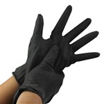 Bastion Nitrile Powder Free Black Disposable Large Pack 100 10 per Carton