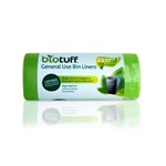 BioBag General Use Bin Liners 35L 40 Bags Roll