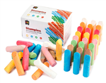 Educational Colours Dustless Chalk 40pcs School Pack