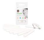 Educational Colours Dustless Chalk 12pcs White