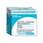 St Johns Finger Cots Nitrile Blue Large 100 Pack