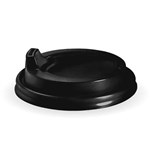 Go Bio Coffee Cup Spout Lid PLA 81216 Black Carton 1000