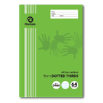 Olympic Exercise Book A4 9mm Dotted Thirds 64 Page 20 per Pack