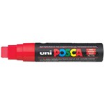 Uni Posca Marker Chisel Point Red 15mm Each