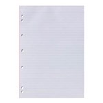 Writer Bond Pad Lined 7 Hole Punched Side Gummed A4 10 per Pack