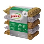 Sabco Professional Wash Scrub 15 x 85 x 25cm 5 Pack