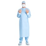 Medline Ultimate Poly Reinforced Impervious Surgical Gown XL Box 24