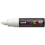 Uni Posca Marker Chisel Tip Point 8mm White