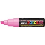 Uni Posca Marker Chisel 8mm Fluoro Pink