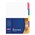 Avery Write and Erase Dividers 5 Tabs Brights Multicoloured