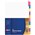Avery Dividers Write and Erase 10 Tabs Brights Multicoloured
