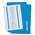 Avery Folder with Labels Manilla Foolscap Blue 20 Pack