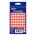 Avery Stickers Dot Fluoro Red 216 Pack