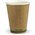 BioPak Wall Cup Single 8oz Kraft with Green Stripe 50 Pack 20 per Carton