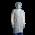 Bastion No Pocket Labcoat White Pk100