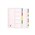 Marbig Dividers 5 Tab PP A4 Assorted 50 per Pack