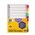 Marbig Dividers 10 Tab Manilla Reinforced A4 Fluoro