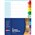 Avery Dividers Rainbow 1 to 10 Tab A4 Bright Assorted