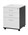 Mobile Pedestal MPWI 2 Drawers  1 File WhiteIronstone