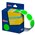Avery Dispenser Dot Stickers 24mm Fluro Green 350 Pack 5 per Box