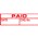 Xstamper Paid With DateCheque Number Stamp 13x42mm Red