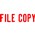Xstamper File Copy Red
