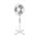 Nero Pedestal Fan Electric 40cm White