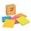 Post it Notes 6756SSUC Super Sticky Lined Assorted 6 Pack