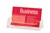 Esselte Business Card Holder Single Pocket Clear