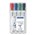 Staedtler Whiteboard Marker Chisel Point Assorted 4 Wallet