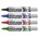 Pentel Maxiflo Whiteboard Marker Bullet Assorted 4 Wallet