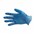 Bastion Vinyl Disposable Gloves Lightly Powdered Blue Pk100