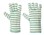 YSF Green Stripe FR Cotton Gloves Pair